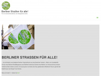 berliner-strassen-fuer-alle.de Webseite Vorschau