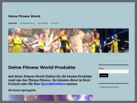 deine-fitness-world.de Webseite Vorschau