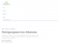 reinigungsservice-albanese.de Webseite Vorschau