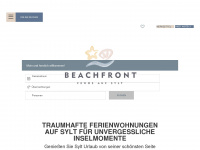 beachfront-sylt.de Webseite Vorschau
