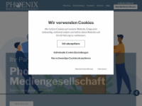 phoenix-medien.com Webseite Vorschau
