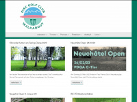 discgolfbern.ch Webseite Vorschau