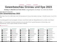 gewerbeschau-gronau-epe.de Webseite Vorschau