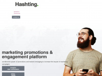 hashting.com Webseite Vorschau