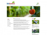 biobamert.ch Webseite Vorschau