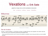 vexations.info Webseite Vorschau