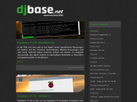 djbase.net Webseite Vorschau