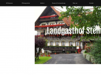 landgasthof-steinwald.de Webseite Vorschau