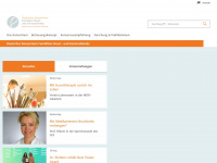 konsortium-familiaerer-brustkrebs.de Webseite Vorschau