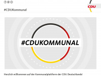 cdu-kommunal.de Webseite Vorschau