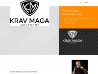 krav-maga-movement.de Webseite Vorschau
