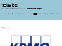 taxlawjobs.ch Webseite Vorschau