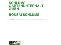 schlums-gartenunterhalt.ch Webseite Vorschau