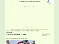 p-mueller-bonsai.ch Webseite Vorschau