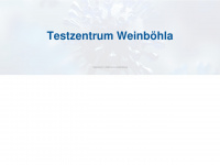 testzentrum-weinboehla.de Webseite Vorschau