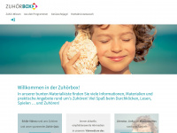 zuhoerbox.de Webseite Vorschau