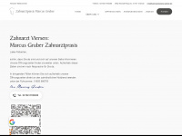 zahnarztpraxis-gruber.de Webseite Vorschau