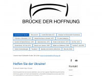 brueckederhoffnung.jimdo.com Webseite Vorschau