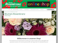 blumen-rosenkranz-shop.de Webseite Vorschau