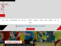fussballschule-ooe.at Webseite Vorschau