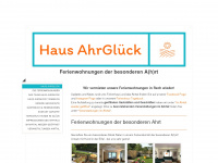 haus-ahrglueck.de Webseite Vorschau