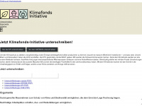 klima-fonds.ch Webseite Vorschau