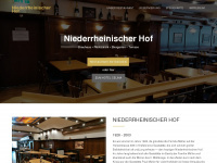 niederrheinischerhof.com Webseite Vorschau