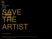 save-the-artist.de Webseite Vorschau