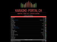 karaoke-portal.ch Webseite Vorschau