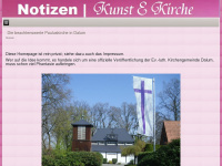 kirche-dalum.eu Webseite Vorschau