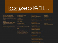 konzeptgeil.com Webseite Vorschau