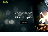 klixa-support.ch Webseite Vorschau