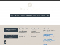 blumenbijou.ch Webseite Vorschau