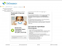 zahnreinigung-hannover.de Webseite Vorschau
