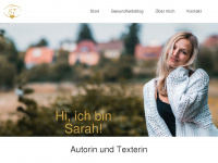 sarahtomsche.com Webseite Vorschau