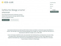 ico-lux.de Webseite Vorschau