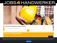 jobs4handwerker.de Webseite Vorschau