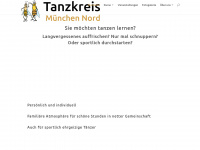 tanzkreis-münchen-nord.de Webseite Vorschau