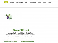 biohof-hübeli.ch Webseite Vorschau