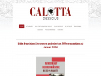 calotta-dessous.de Webseite Vorschau