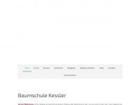 baumschule-kessler.de Webseite Vorschau