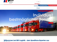 bkv-logistik.de Webseite Vorschau