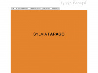 sylviafarago.de Webseite Vorschau