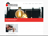 blaich-elektro.de Webseite Vorschau