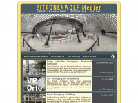 zitronenwolf.com Webseite Vorschau