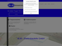 blm-elektrobauteile.de Webseite Vorschau
