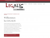 legalis-kanzlei.de Webseite Vorschau