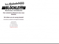 bloechle-gmbh.de Webseite Vorschau