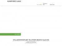 blumen-clauss.de Webseite Vorschau