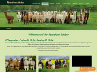 alpakafarm.com Webseite Vorschau